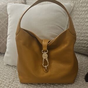 Dooney & Bourke Mustard Leather Hobo Bag